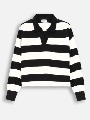 Coccodrillo Poloshirt zwart/wit