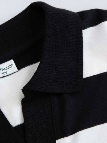 Coccodrillo Poloshirt in Schwarz/ Weiß