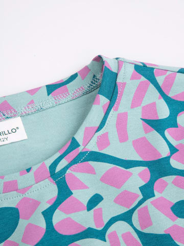 Coccodrillo Longsleeve in Hellblau/ Blau/ Rosa