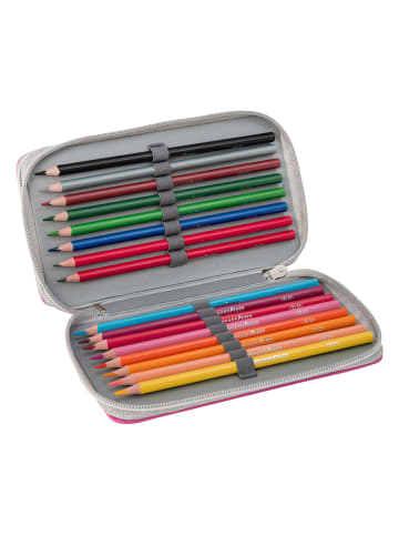 Faber-Castell Piórnik w kolorze różowym z wyposażeniem