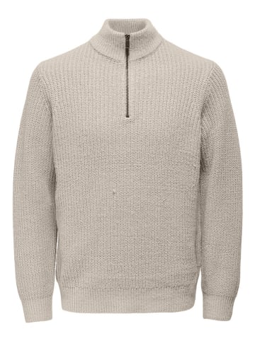 ONLY & SONS Sweter "Rolf" w kolorze beżowym