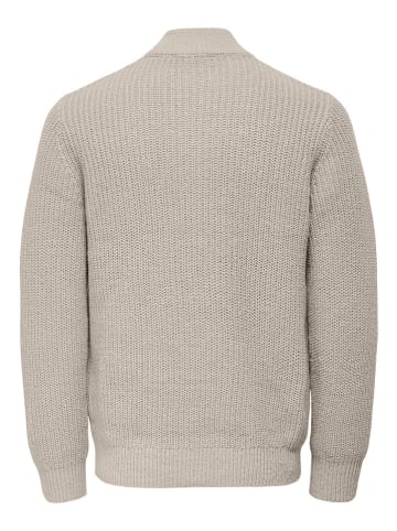 ONLY & SONS Sweter "Rolf" w kolorze beżowym