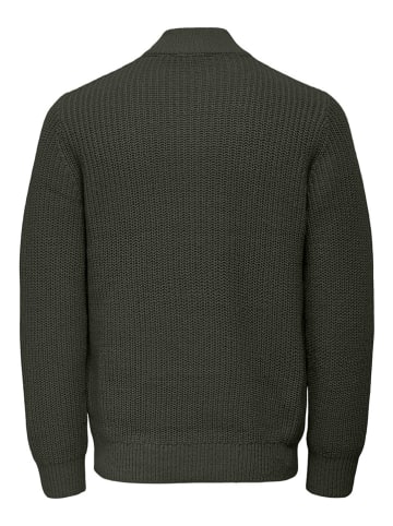 ONLY & SONS Sweter "Rolf" w kolorze khaki