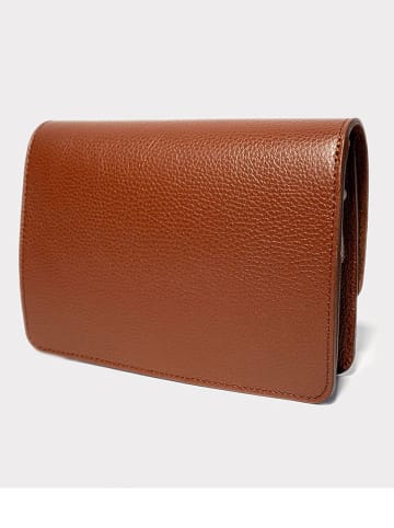 Abaco Leren schoudertas "Gaya" lichtbruin - (B)22 x (H)16 x (D)6 cm