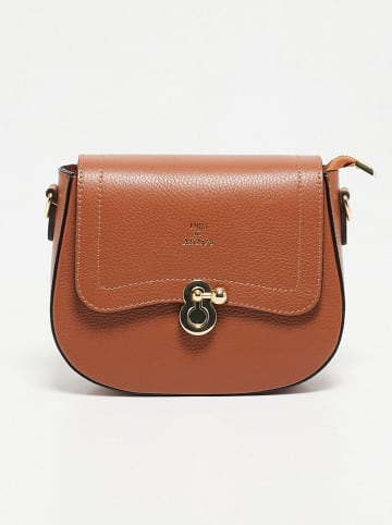 Abaco Skórzana torebka "Susy" w kolorze jasnobrązowym - 23 x 18 x 7 cm