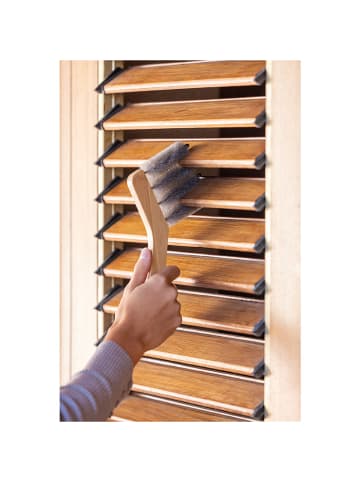 Vigar Szczotka w kolorze jasnobrązowo-szarym do żaluzji - wys. 20,5 cm