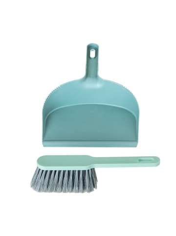 Vigar 2-delige set: stoffer en blik groen/turquoise