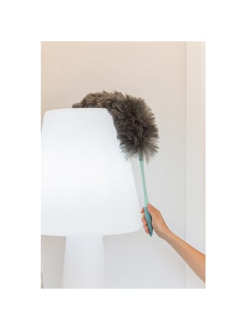 Vigar 2er-Set: Mikrofaser-Staubwedel in Grau/ Hellblau - (H)70 x  Ø 14 cm
