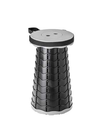 Vigar Składany hocker w kolorze czarnym - wys. 45 cm