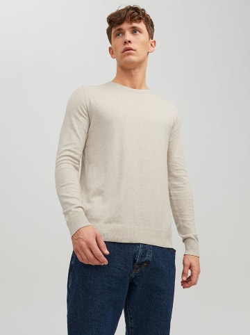 Jack & Jones Sweter w kolorze kremowym