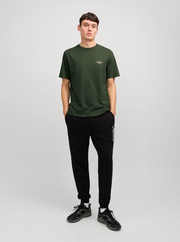 Jack & Jones Koszulka w kolorze ciemnozielonym