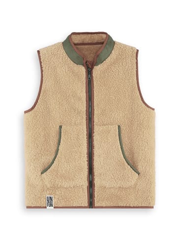 Denokids Fleece bodywarmer lichtbruin