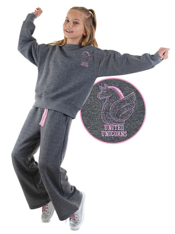 Denokids 2-delige outfit grijs