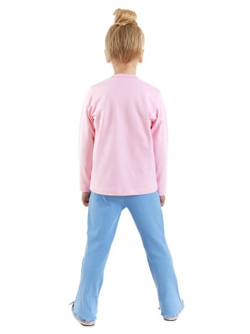 Denokids 2tlg. Outfit in Rosa/ Hellblau