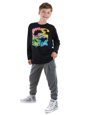 Denokids 2tlg. Outfit in Schwarz/ Grau