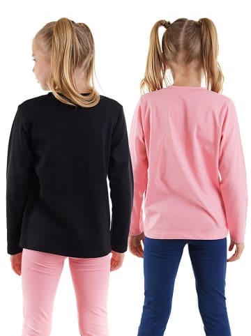 Denokids Koszulki (2 szt.) w kolorze jasnoróżowym