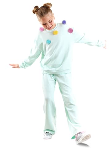 Denokids 2-delige outfit turquoise