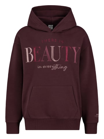 Sublevel Hoodie "Rosa" in Bordeaux