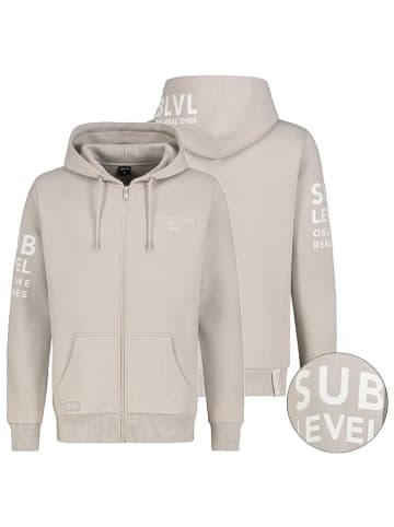 Sublevel Sweatvest "Nik" zandkleurig