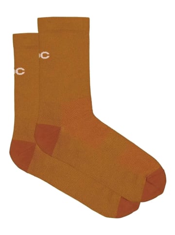 POC Fahrradsocken "Cadence Road" in Hellbraun