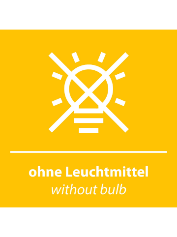 Just Light Hängeleuchte in Hellbraun - (L)120 x (B)120 cm