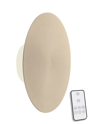 Paul Neuhaus Lampa ścienna LED w kolorze złotym - Ø 25 cm