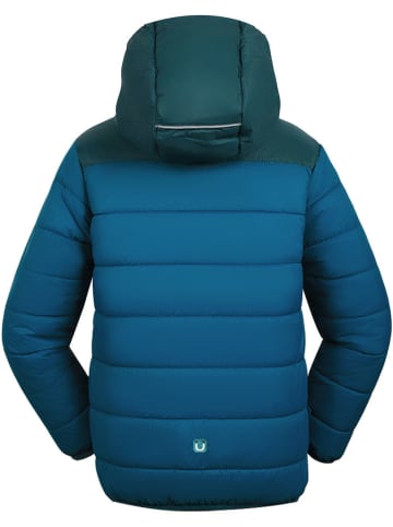 Peek U Ganzjahres-Steppjacke "Baz" in Blau/ Türkis/ Weiß