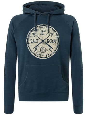 super.natural Hoodie "Salt & Rock" in Dunkelblau