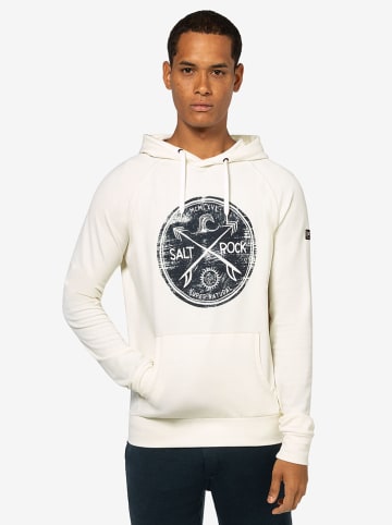 super.natural Hoodie "Salt & Rock" in Weiß