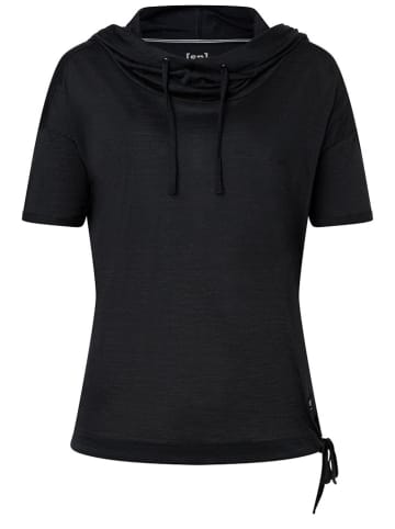 super.natural Hoodie "Justshort" zwart