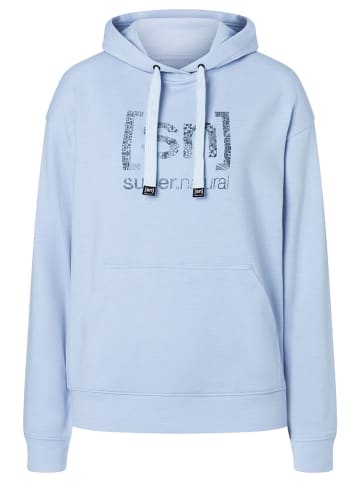 super.natural Hoodie "Arabesque" lichtblauw