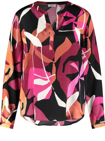 Gerry Weber Bluse in Schwarz/ Pink/ Orange