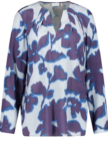 Gerry Weber Bluse in Hellblau/ Dunkelblau