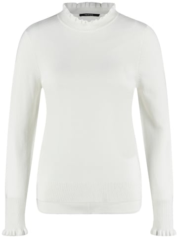 TAIFUN Sweter w kolorze białym