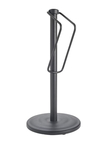 metaltex Uchwyt "Lava" w kolorze czarnym na ręcznik papierowy - wys. 33 cm