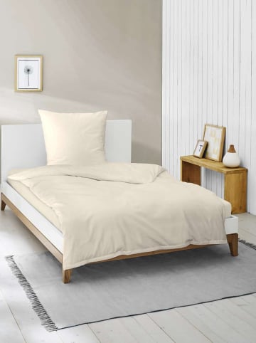 Bierbaum Satin-Bettwäsche "Bierbaum" in Creme