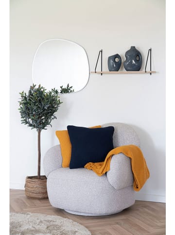House Nordic Plaid mosterdgeel - (L)170 x (B)130 cm