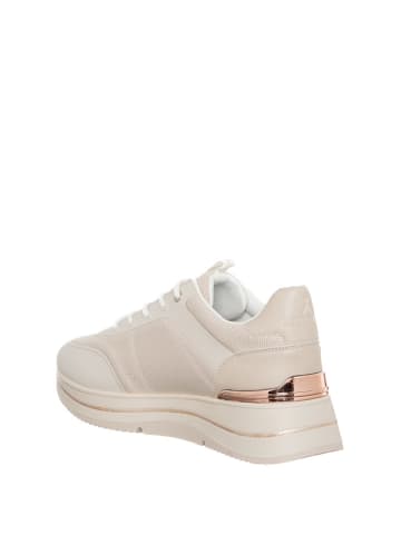 Patrizia Pepe Skórzane sneakersy w kolorze beżowym