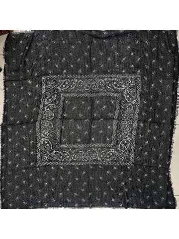 MILANO AMOUR Szal w kolorze czarnym - 150 x 150 cm