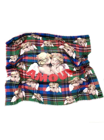 MILANO AMOUR Schal in Bunt - (L)140 x (B)140 cm
