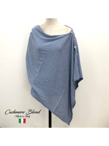 MILANO AMOUR Poncho in Hellblau