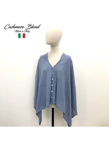 MILANO AMOUR Poncho in Hellblau