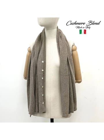 MILANO AMOUR Ponczo w kolorze szarobrązowym