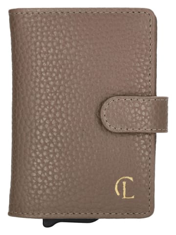 Charm Leren portemonnee lichtbruin - (B)7 x (H)10 x (D)1,5 cm