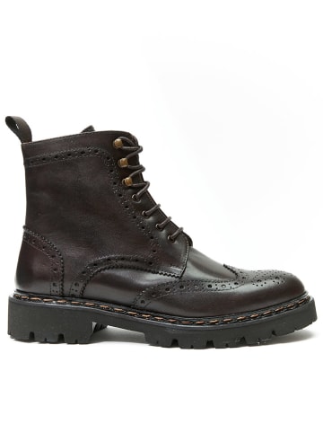 British Passport Leren boots bruin