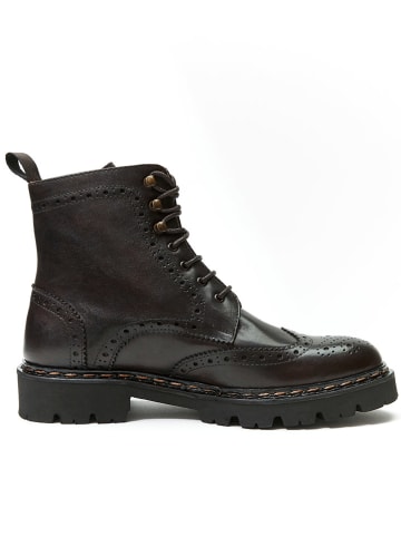 British Passport Leren boots bruin