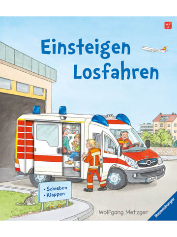 Ravensburger Pappbilderbuch "Einsteigen - Losfahren" - ab 2 Jahren