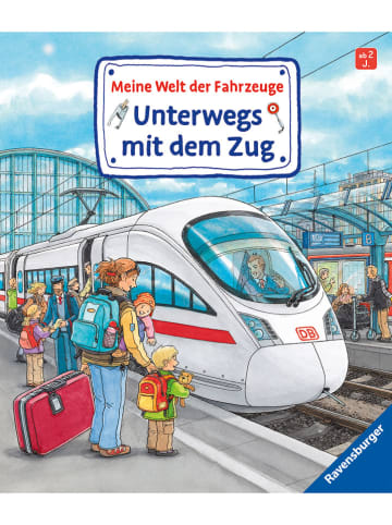 Ravensburger Papbilderbuch "Meine Welt der Fahrzeuge: Unterwegs mit dem Zug" - ab 2 Jahren