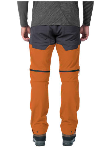 Hannah Zipp-Off-Funktionshose "Torg" in Anthrazit/ Orange