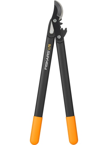 Fiskars Getriebeastschere "PowerGear" in Schwarz/ Orange